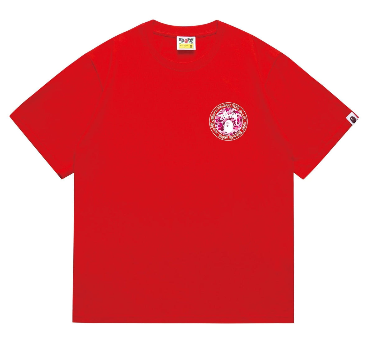 BAPE Light Circular Graphic Short-Sleeve T-Shirt — front