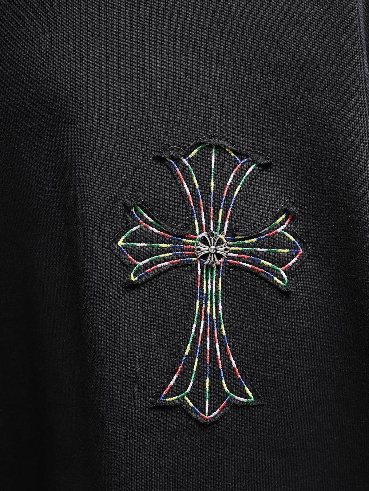 Chrome Hearts Ornate Cross Graphic T-Shirt — detail